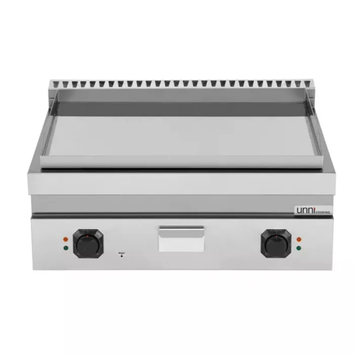 Elektrische Grillplatte Serie 700 E70GP20B+C 2 Heizzonen Chrom