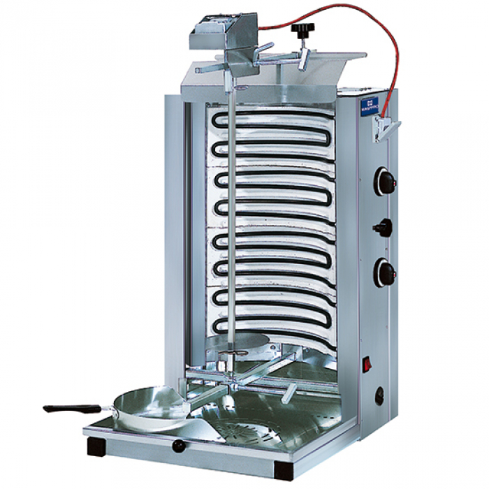 Elektro-Dönergrill mit 2 Heizzonen | 30 kg