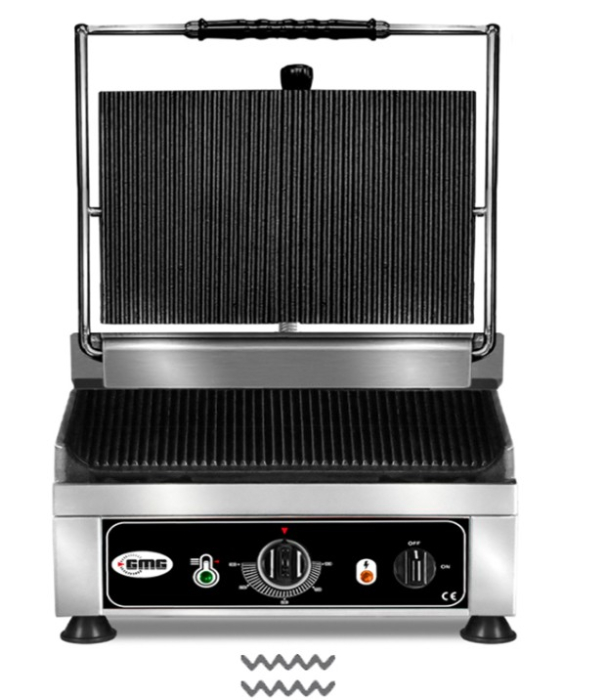 Kontaktgrill Elektro - Gerillt mit Gusseisen