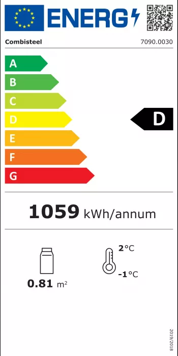 Kühlinsel 87 l – Umluft – LED – Schwarz – Fahrbar – 1,21 m²