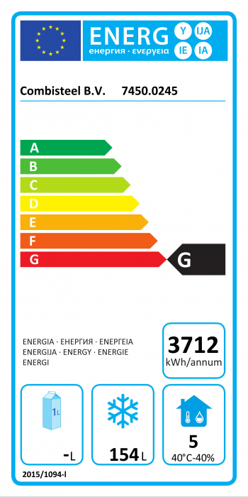 Kühl-/Tiefkühltisch 2 Schubladen – 6× 1/1 GN, 265 L, Edelstahl