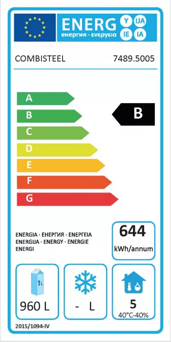 Kühlschrank Edelstahl Mono Block 1400 Ltr Energy Line