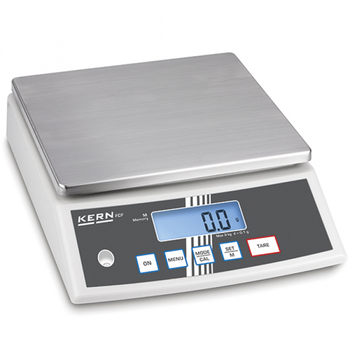 Tischwaage Edelstahl | Wägebereich max. 3 kg