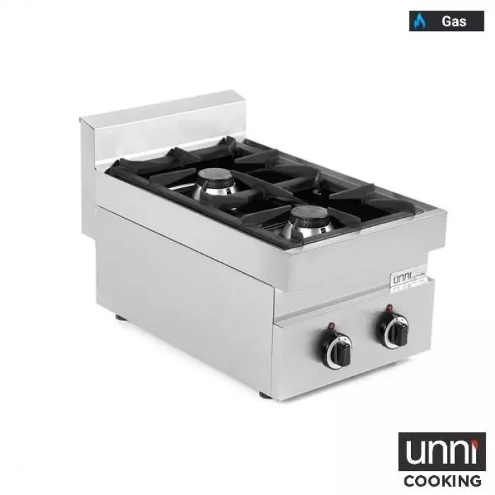 Gaskochfeld 650er Serie – 6,5 kW, italienische Brenner