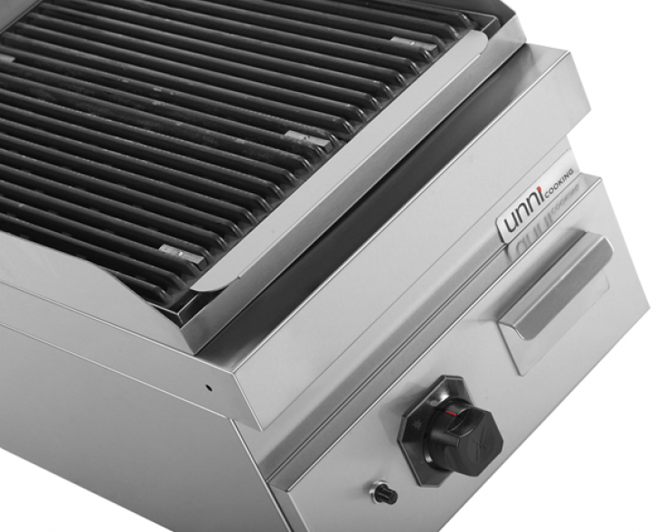 Lavastein Grill G70GP10 – 9kW Edelstahlbrenner, stufenlos regelbar