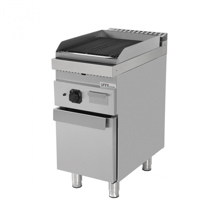 Lavasteingrill G70GP10-K – 9kW, Edelstahlbrenner, Profi-Gerät