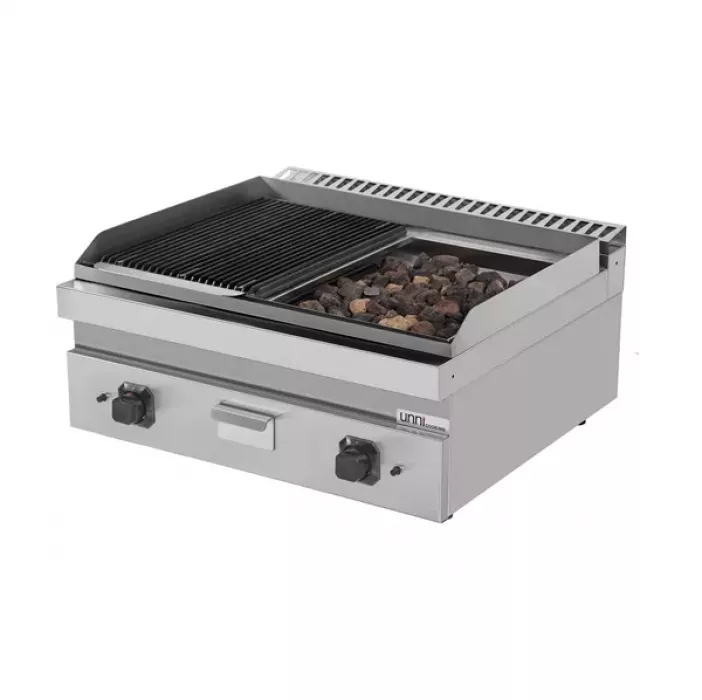 Lavastein Grill G70GP20 – 18kW, Edelstahlbrenner, UnniCooking 700 LINE
