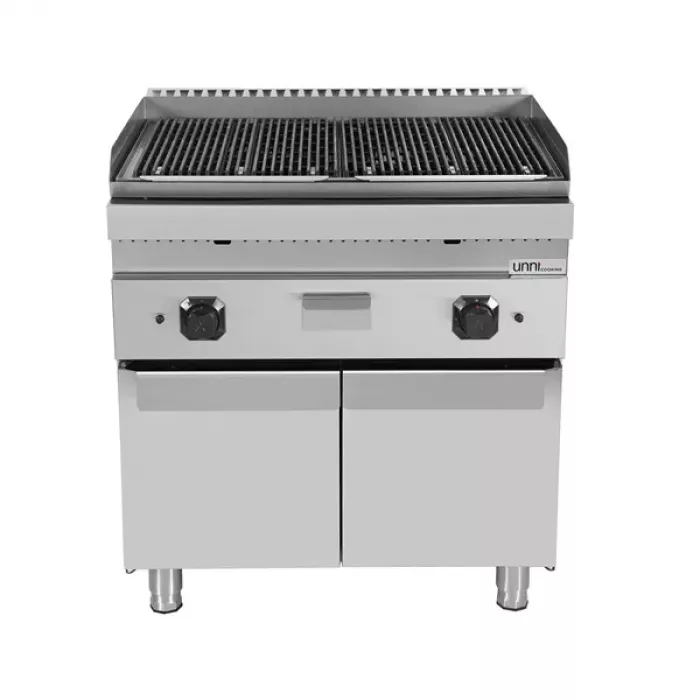 Lavasteingrill UnniCooking 700 LINE G70GP20-K 18kW Edelstahl Profi