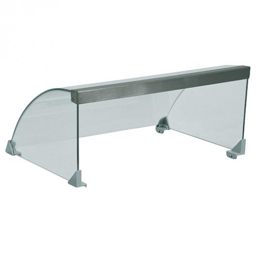 Hustenschutz aus Glas für Würstchenwärmer
