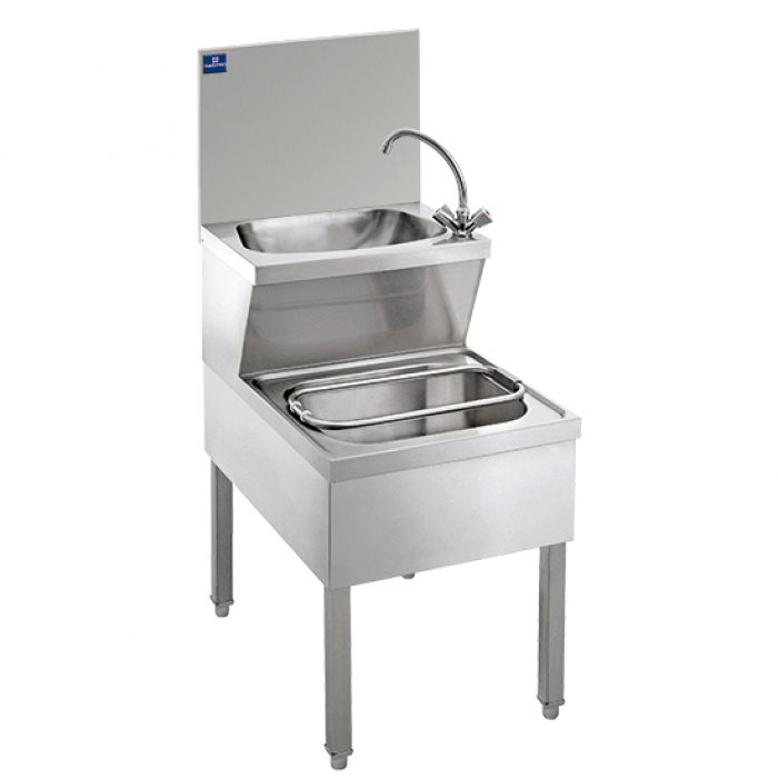 Handwaschbecken Ausgusskombination 500x700