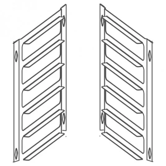 Umrüstkit von 20x GN 1/1 auf 16x 600x400 mm