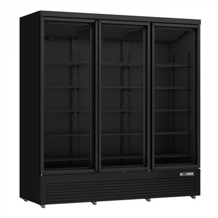 Getränkekühlschrank 3 Glastüren 1530L Umluftkühlung 0-10°C