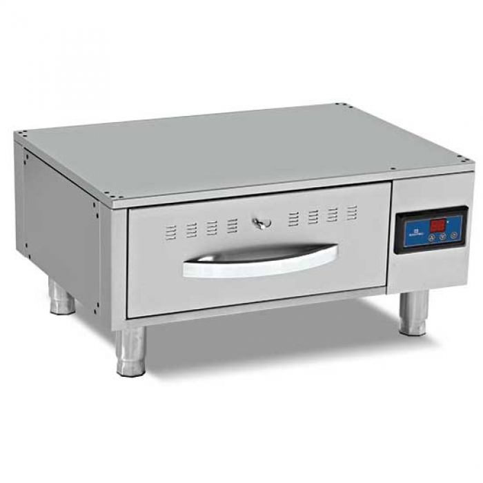 Warmhalteschublade GN 1/1 - 1 Schublade, Edelstahl, für Gastronomiebedarf geeignet