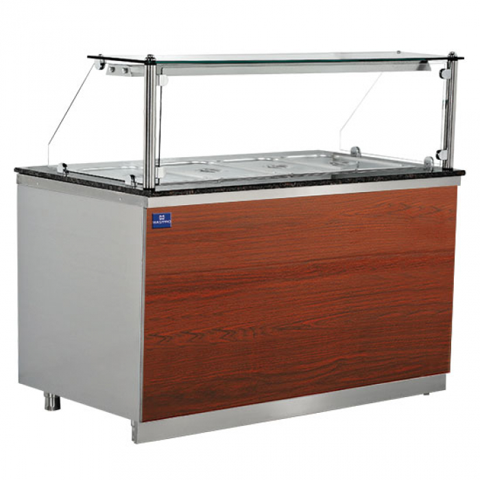 Kalte Theke 4x GN 1/1 mit Kühlunterbau