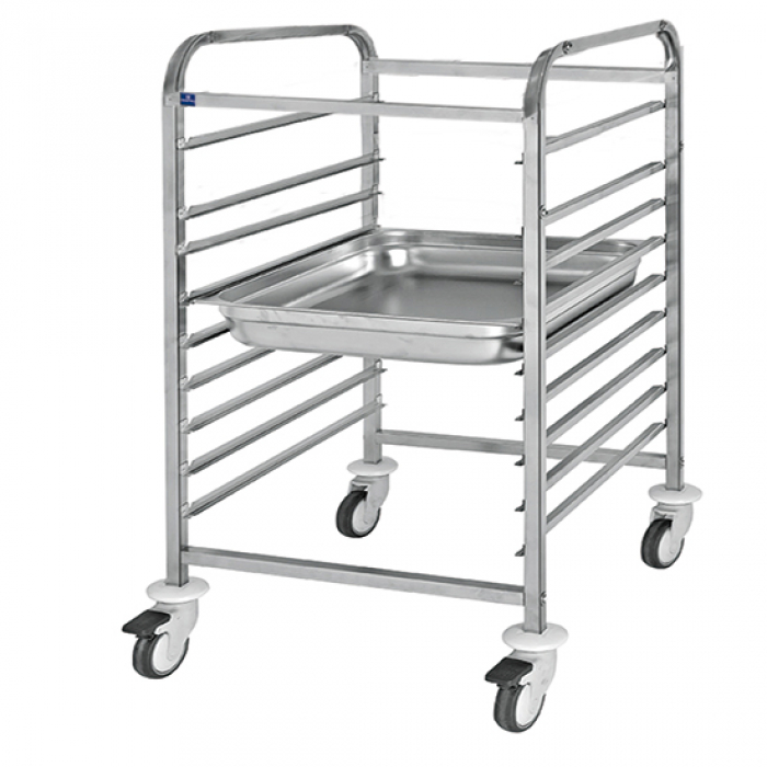 Wagen für GN-Behälter | 9x GN 2/1 H=65 mm