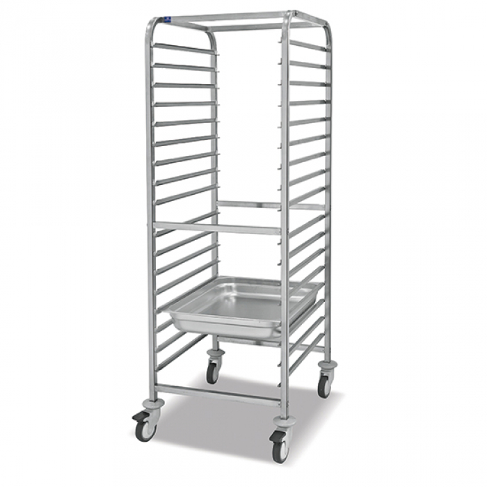 Wagen für GN-Behälter | 17x GN 1/1 H=65 mm