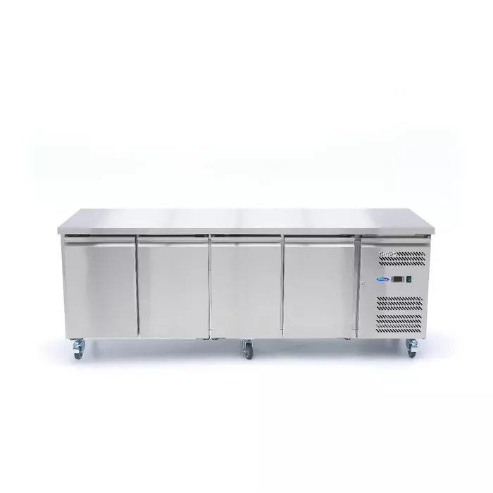 Gastro Kühltisch - 223 cm - 4 Tür