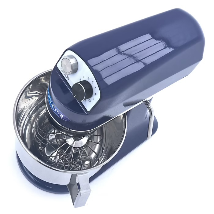 Gastro Planetenmischer - 7 l - Bis zu 2 kg Teig - Stahlblau