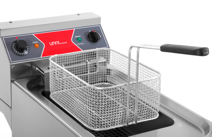 Elektrofritteuse UNN65-FRT-M1 10L 9kW 400V Temperatur 50-200°C