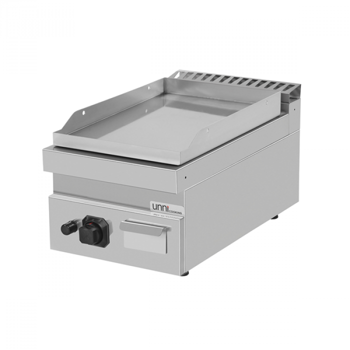 Gas Grillplatte G70GP10B+S glatt, kompakt, Piezo-Zündung