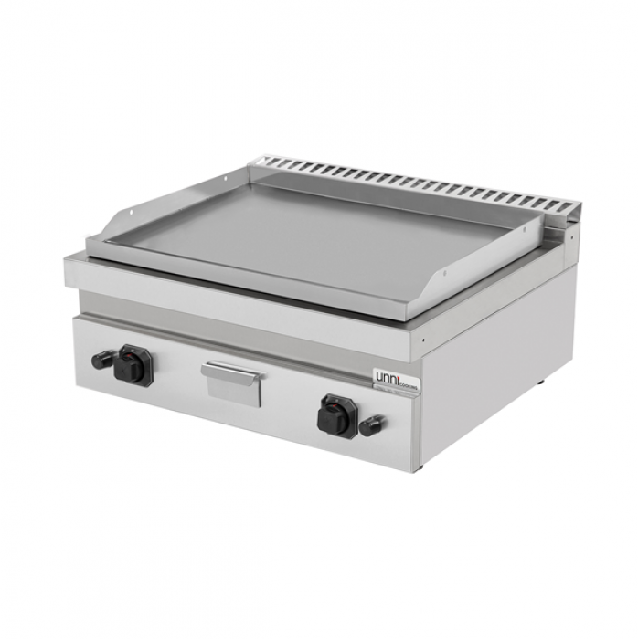 Gas Grillplatte G70GP20B+S glatt, kompakt, Piezo-Zündung