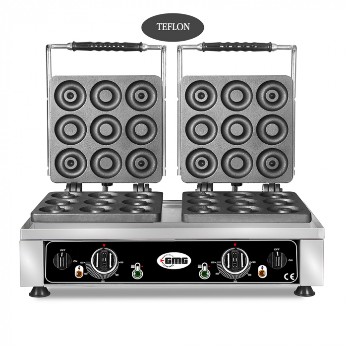 Waffeleise | 2x (Ø 9 x 8cm x 1.4cm / 2.8cm)