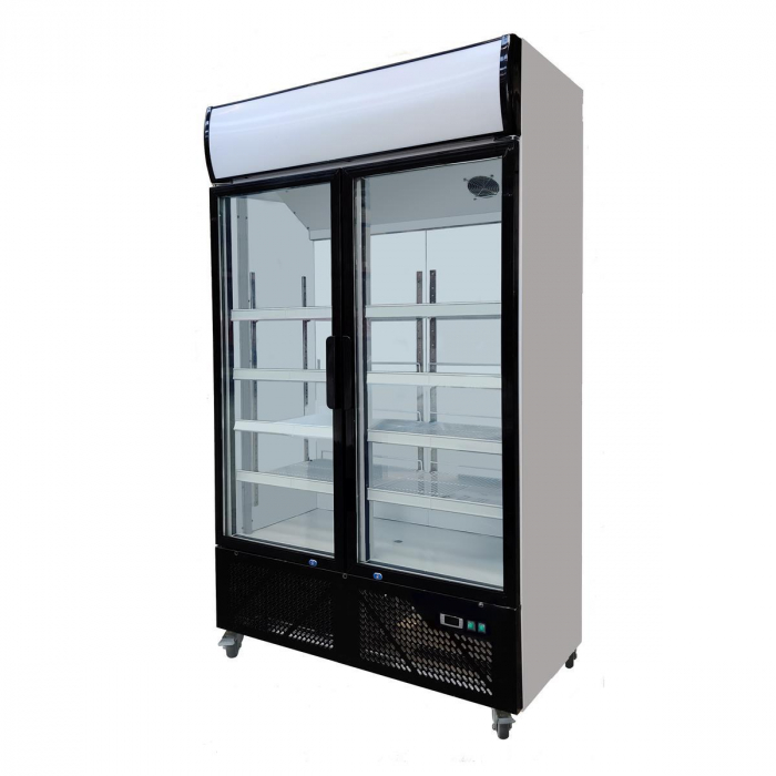 Getränkekühlschrank mit Display - 810 Liter Fassungsvermögen - Gastrohot