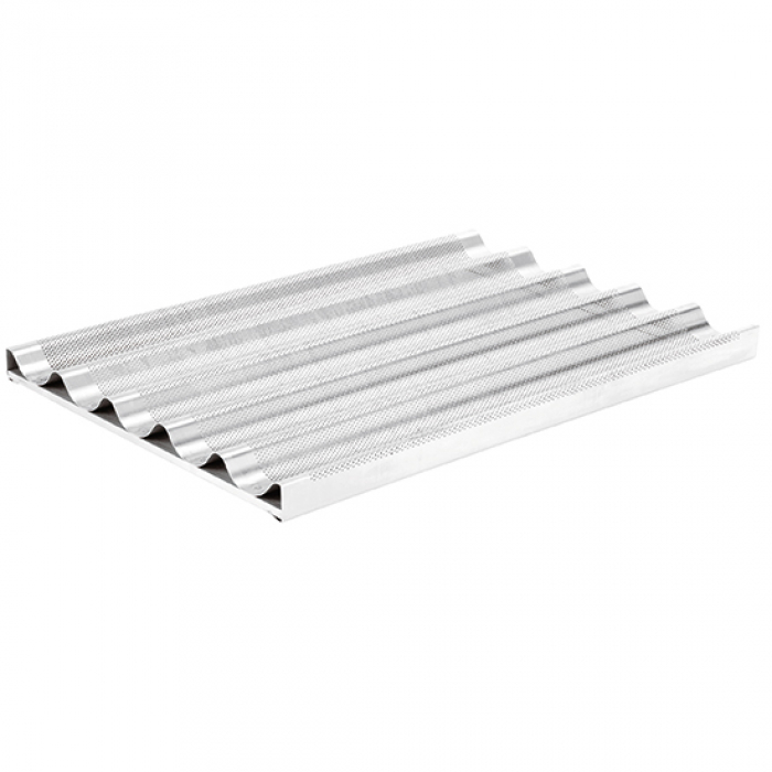 Perforiertes Aluminiumblech für 5 Baguettes