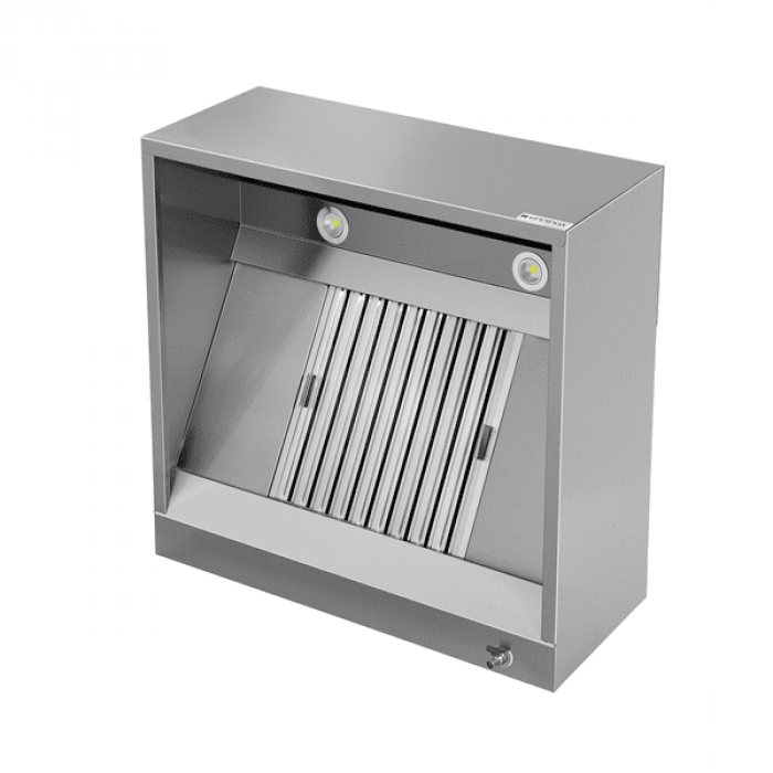 Dunstabzugshaube Box Model 950mm Edelstahl LED Labyrinthfilter