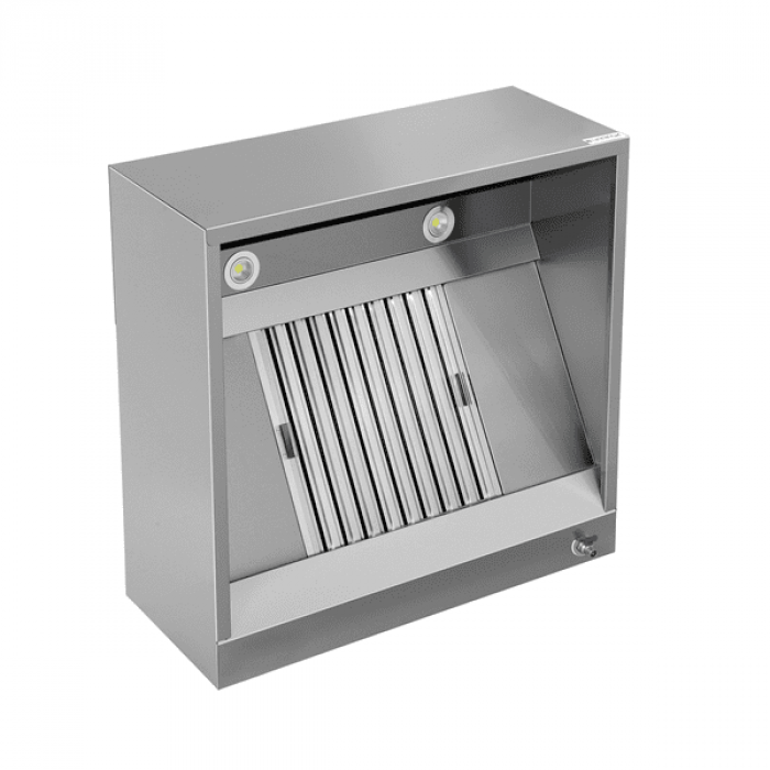 Dunstabzugshaube Box Model 950mm Edelstahl LED Labyrinthfilter