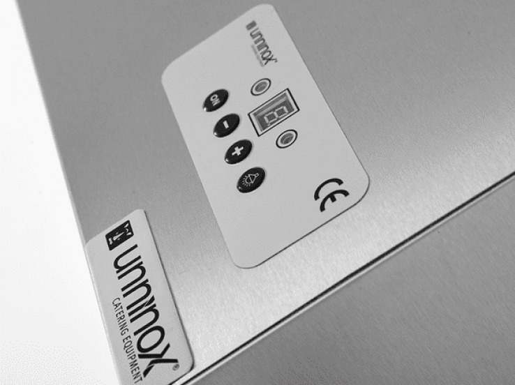 Dunstabzugshaube UNNINOX Plug & Play 950mm Edelstahl 1400 m³/h LED