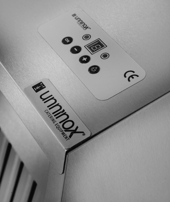 Dunstabzugshaube UNNINOX Plug & Play 950mm Edelstahl 1400 m³/h LED