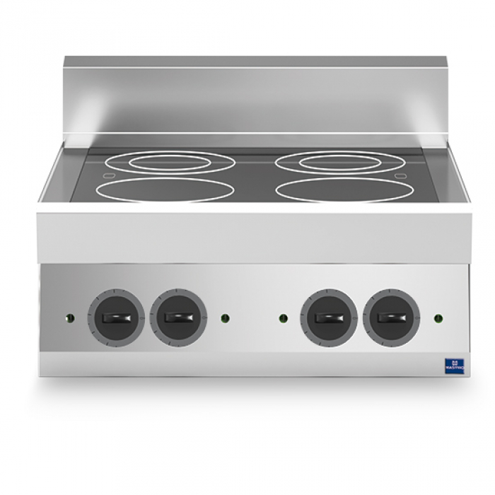 Glaskeramikkochfeld 4 Platten - Hochwertiges Kochfeld für die Gastronomie