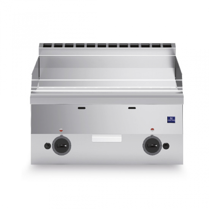 Gas Grillplatte Tischmodell verchromt - Hochwertige Grillplatte für den professionellen Einsatz