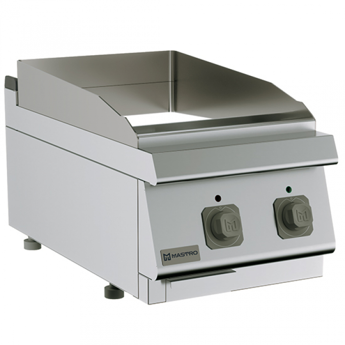Elektro Grillplatte Tischmodell - Glatte verchromte Platte - 51501