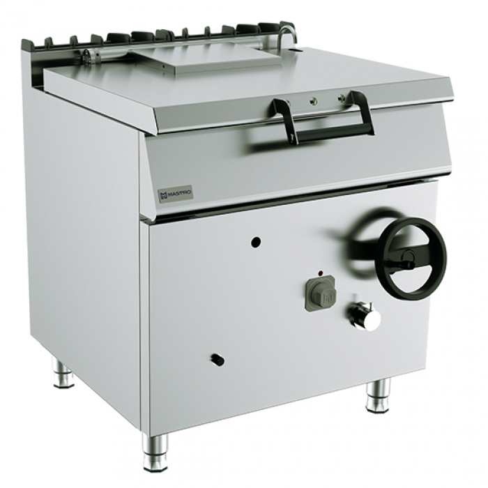 Gas Kippbratpfanne 60 Liter Edelstahl Becken - Gastrohot