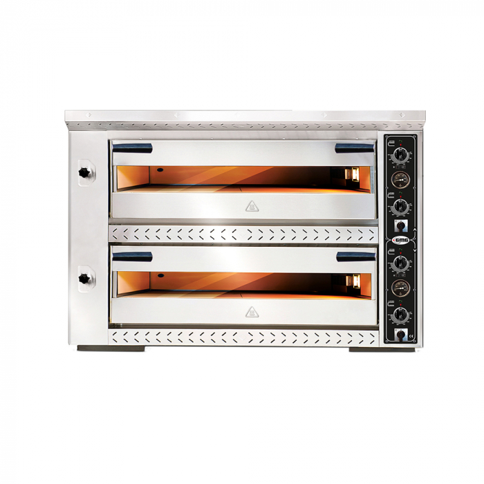 Pizzaofen elektrisch | 6+6x Ø33cm | 15kW