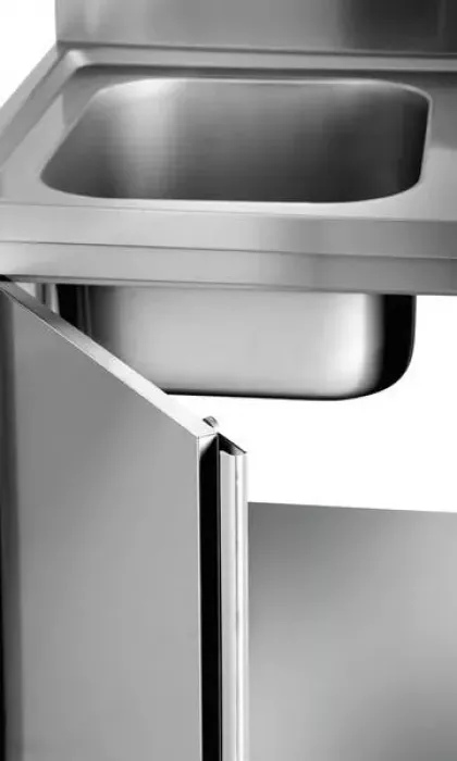 Spülenunterschrank 1 Becken 70x70x85cm kompakt Gastronomie