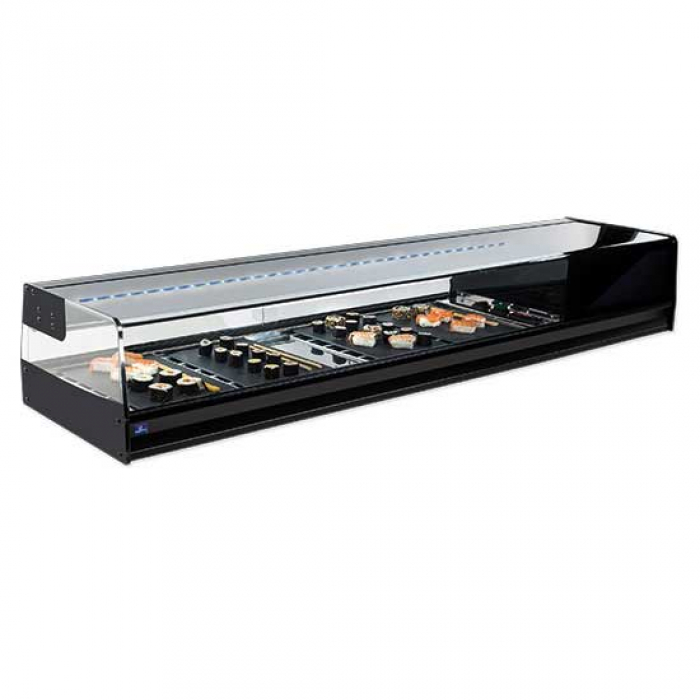 Sushikühlvitrine 4x GN 1/3 mit LED Beleuchtung