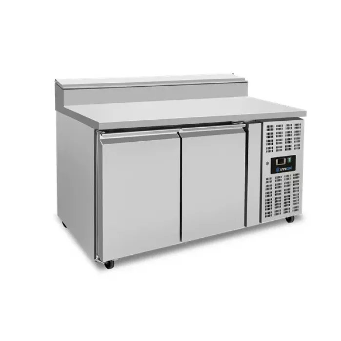 Saladette 2 Türen 1/1 GN Umluftkühlung Klappdeckel +2°C bis +8°C