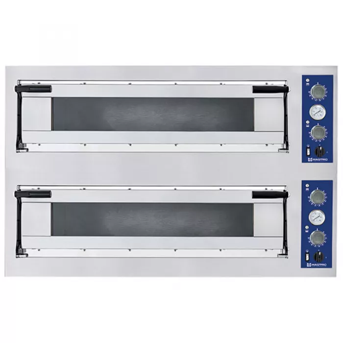 Elektro Pizzaofen für 6 Pizzen Ø 350 mm - Professioneller Pizzaofen für Gastronomie - Gastrohot