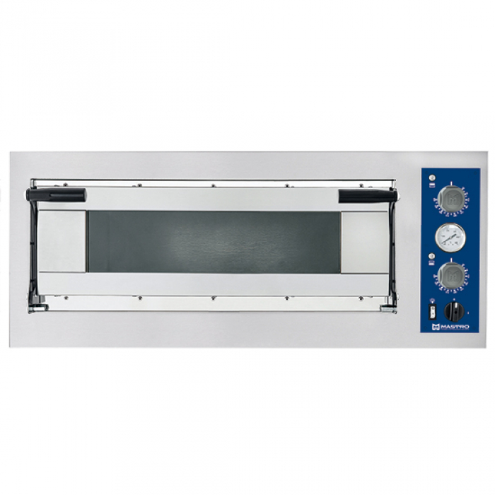 Pizzaofen für 6 Pizzen Ø 35 cm mechanische Bedienung - Professioneller Pizzaofen für Gastronomie - Gastrohot