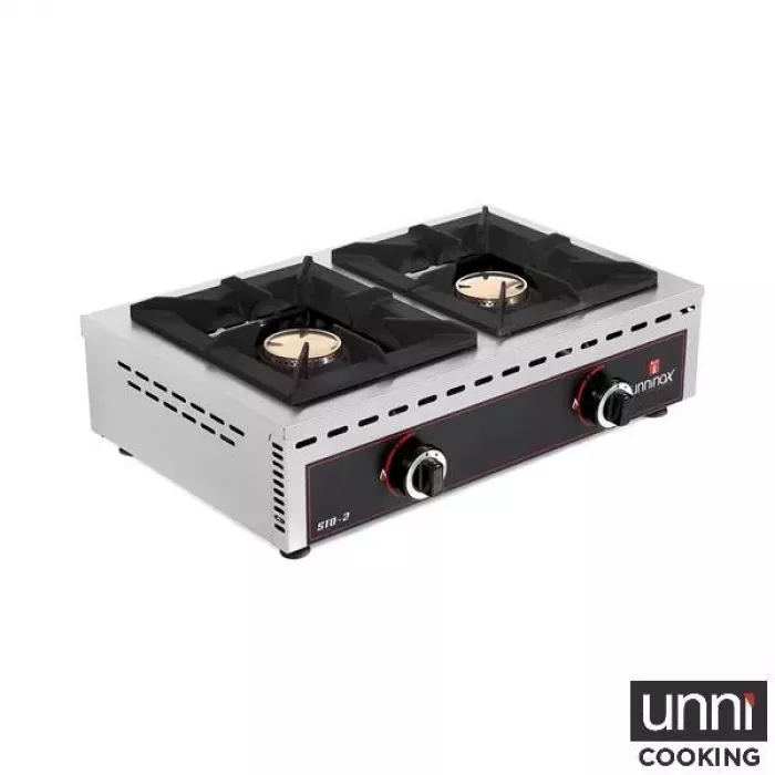 Tischkochfeld STO-2 Gas 2x7kW Kupferbrenner Gastronomie