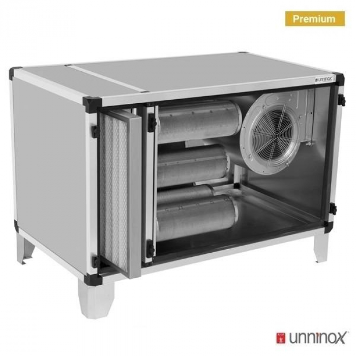 Abluftreinigungsanlage 2000 m³/h mit Motor und Aktivkohlefilter