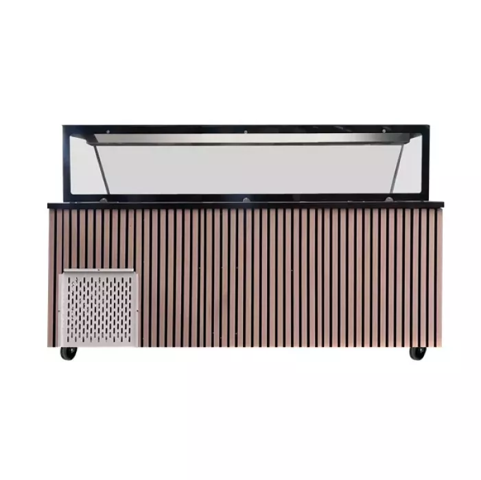 Saladette-Arbeitsbank 5x GN 1/1 Kapazität 188x82x85,5cm