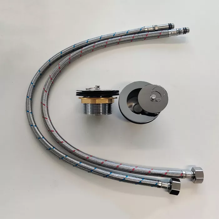 Skyrainbow Handwasch-Ausgussbecken Kombi 50×60 cm