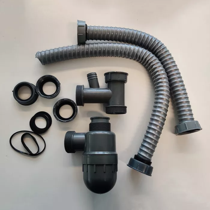 Skyrainbow Handwasch-Ausgussbecken Kombi 50×60 cm