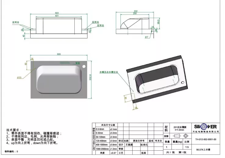 Skyrainbow Handwasch-Ausgussbecken Kombi 50×60 cm