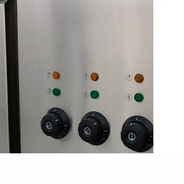 Skyrainbow SNACK-Line Bain-Marie Theke 3× GN 1/1 – Granit Star Galaxy schwarz, 123×82×85,5 cm