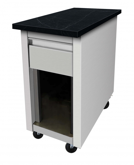 Skyrainbow Kassentisch 80×82 – Star Galaxy schwarz